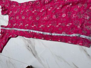 Beautiful Pink Floral Kurta Set