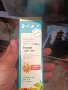 Pilgrim Vitamin C Brightening Serum Sunscreen