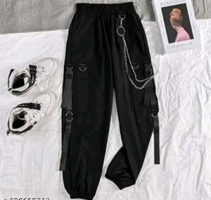 Stylish Black Cargo Pants
