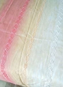 3Piece chikankari soft cotton suit ( unstitched)