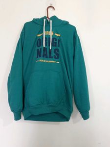 Green Graphic Hoodie