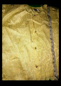 Vintage Lace Button-Up Top