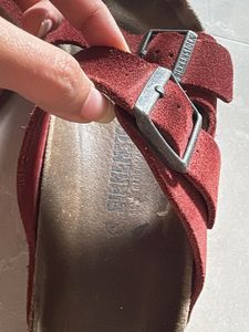 Authentic Suede Birkenstock slippers