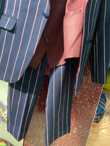 Men's Striped Suit Set