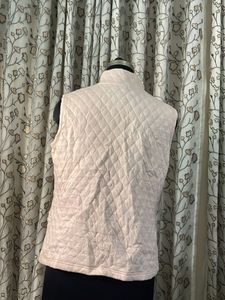 Quilted Pink Sleeveless Vest