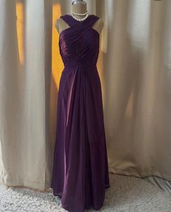 Elegant Purple Gown