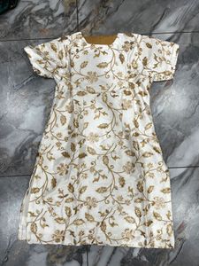 Embroidery Salwar white suit