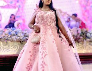Pink barbie ball gown