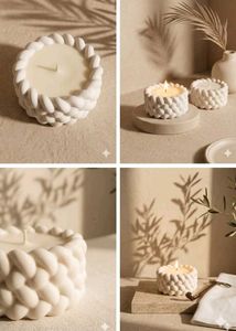 Premium handcrafted Soyawax Braided Candle