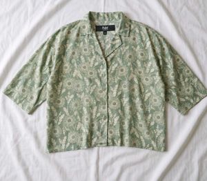 Printed Over Sized Shirt