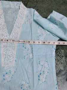 Light Blue Kurta pant Set