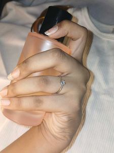 Elegant Solitaire Ring ANTITARNISH