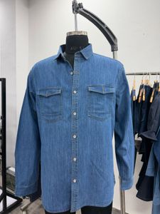 Classic Blue Denim Shirt for Men