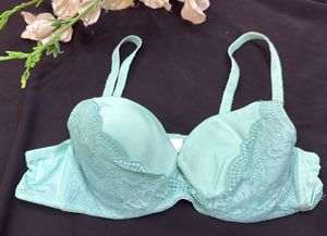 Mint Green Lace Bra