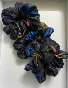 Patterned Scrunchie Set