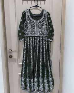 Embroidered Anarkali Kurti