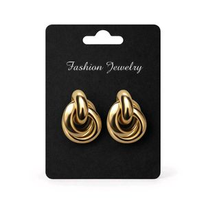 Chic Gold Double Hoop Earrings