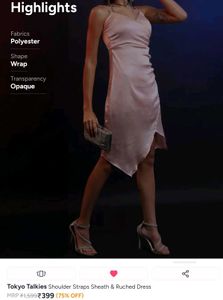 NEW unused Tokyo Talkies Peach mini dress