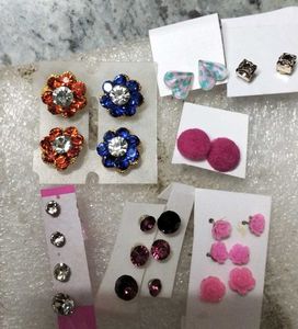 Assorted Dangle &amp; Stud Earrings Set