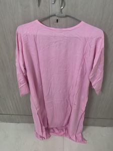 Pink Embellished Kurta