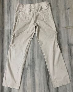 Women's Beige Cargo Pants