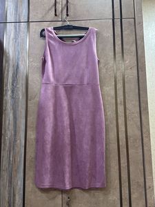 Elegant Purple Dress and Jacket Set