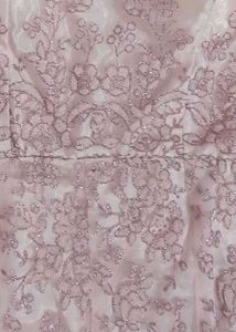 ver beautiful gown with detachable shrug
