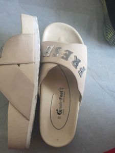 Stylish "FRESH" Slip-On Slides