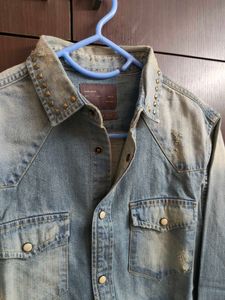 Zara Man Denim Shirt