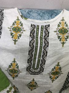 PRELOVED PAKISTANI FLORAL SUIT 3PCS 🌿