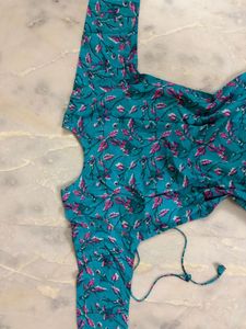 a pretty blue kurti from jaipur only worr it once