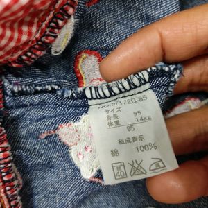 Blue Denim Baby Dungree