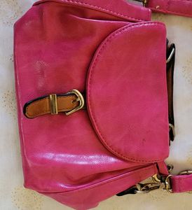 Hot Pink Crossbody Bag