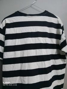 Striped Round Neck T-Shirt