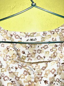 Floral Print Peplum Top