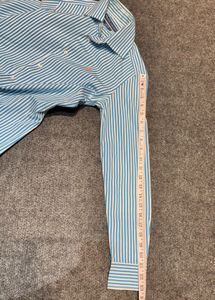Ralph Lauren Girls/Women's Aqua Blue &amp; White Strip