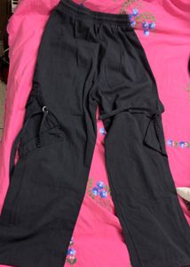 Black Cargo Trouser