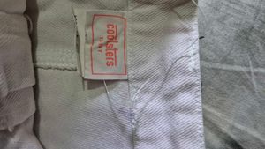 100% Cotton White shorts