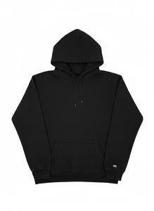 Black Graphic Print Hoodie