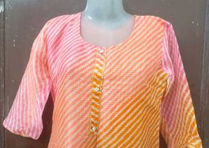 kota doriya leheriya kurti