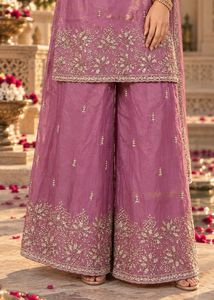 diwali style plazzo set