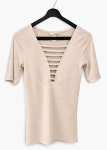 Chic Cut-Out V-Neck Top
