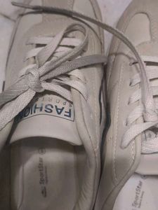 Stylish Cream Sneakers