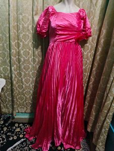 Elegant Pink Maxi Dress