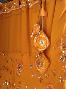 Mustard Colour Lahenga