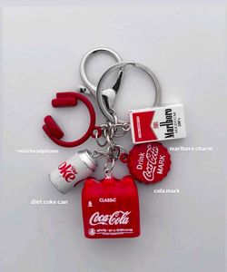 Unique Coca-Cola & Marlboro Keychain