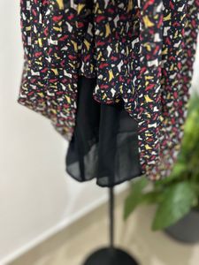 Noir Petal Peter Pan Collar Dres