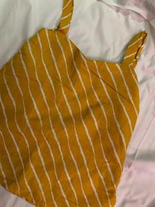 Yellow Ethnic Kurta Top