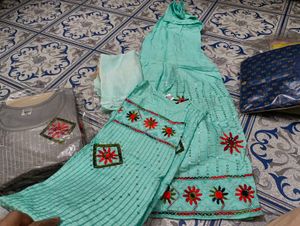 Beautiful Mint Green Kurta Set