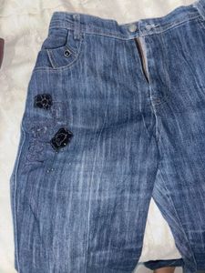 blue Denise boot cut or flare jeans